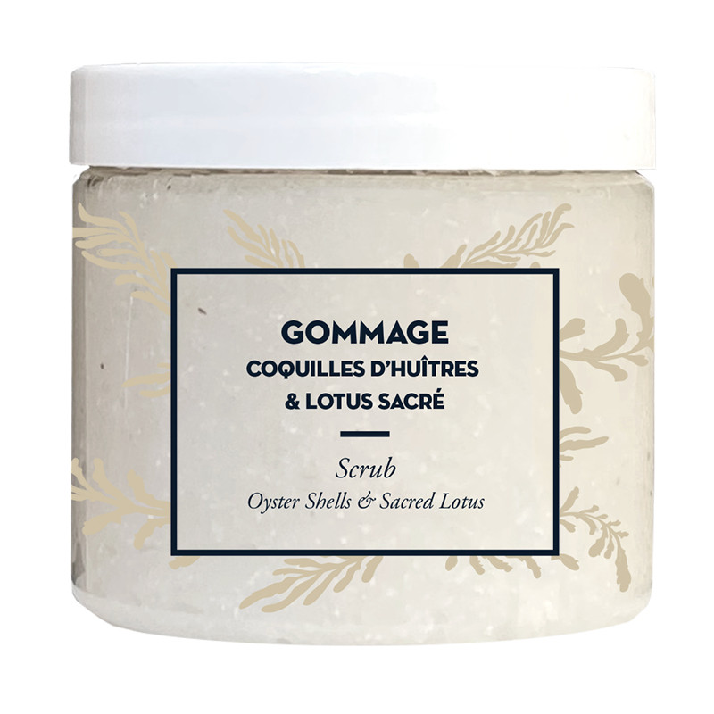 Les Thermes Marins de Saint Malo Tělový peeling z mušlí ústřic a posvátného lotosu, 280 g