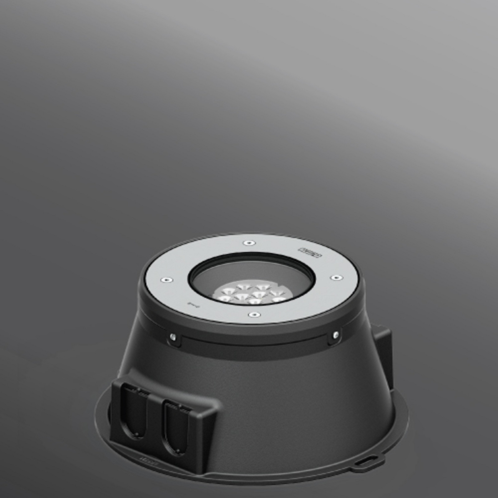 VÝPRODEJ VZORKU LIGMAN Zápustné zemní svítidlo KIOS 3 3000K 8W 505lm LED 50° IP67 216mm nerez ocel