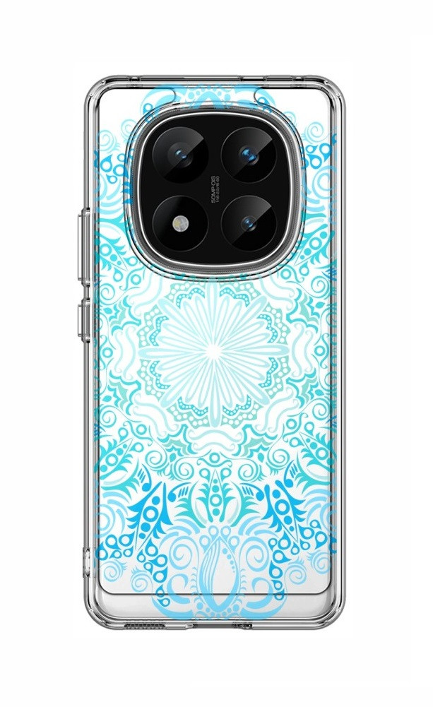 Kryt TopQ Image Xiaomi Redmi Note 14 Pro+ 5G pevný Blue Mandala 136937