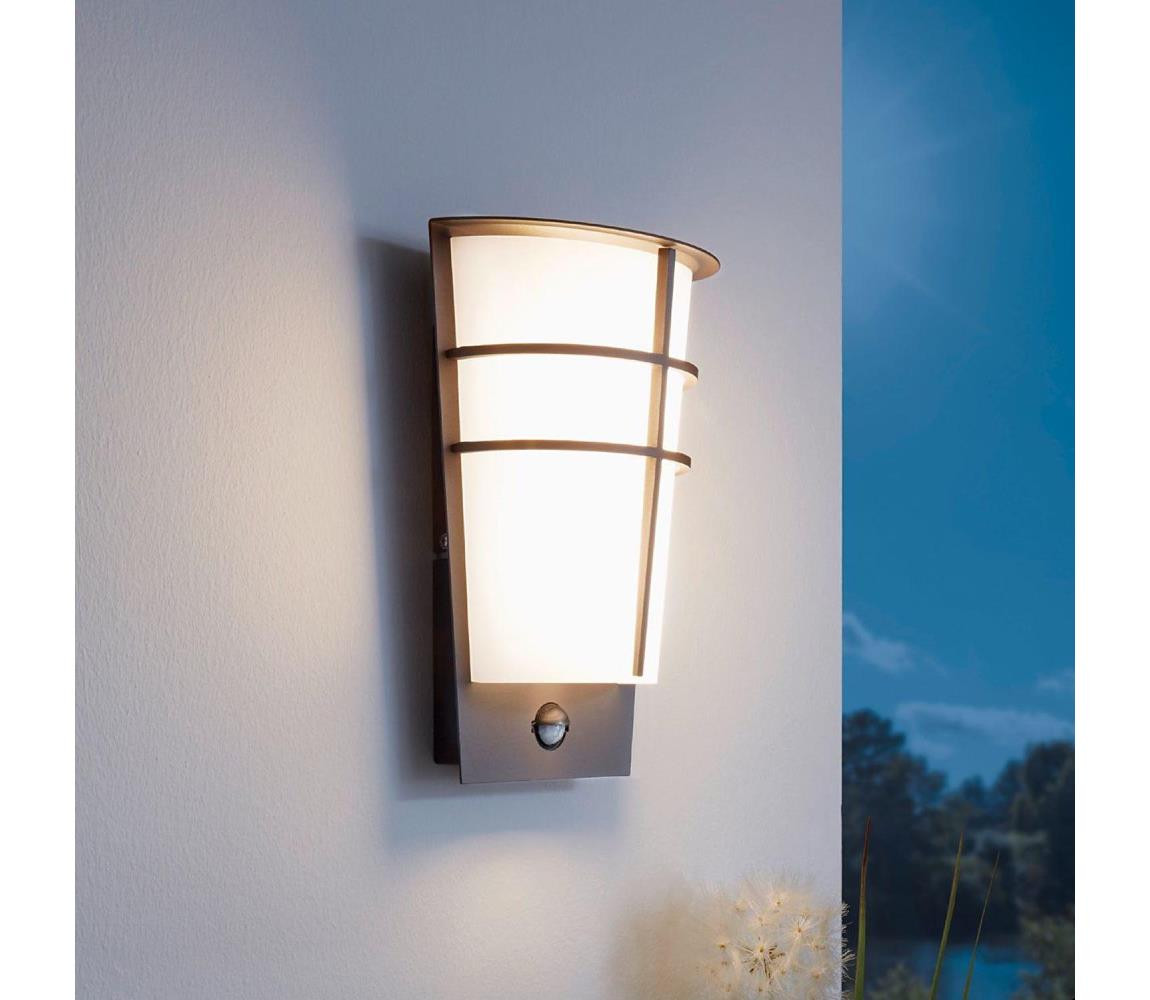 Eglo Eglo 96017 - LED Venkovní nástěnné svítidlo se senzorem BREGANZO 1 2xLED/2,5W IP44