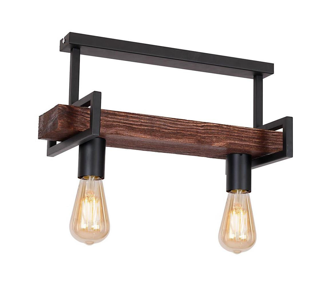 Lustr na tyči HARD 2xE27/60W/230V