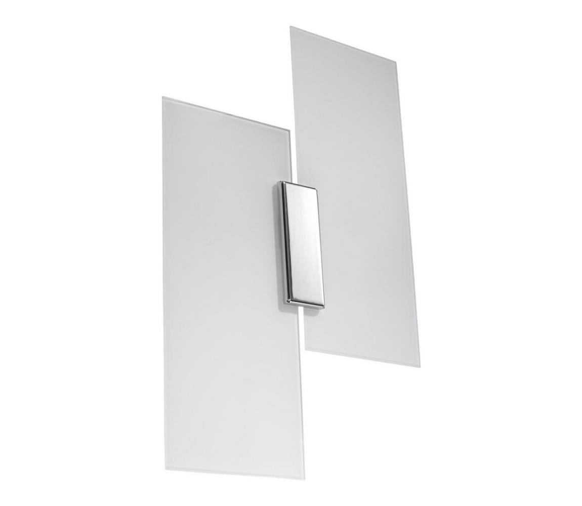 SL.0197 - Nástěnné svítidlo FABIANO 2xE27/60W/230V bílá/chrom