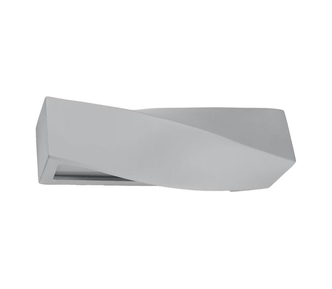 SL.0869 - Nástěnné svítidlo  1xE27/60W/230V šedá