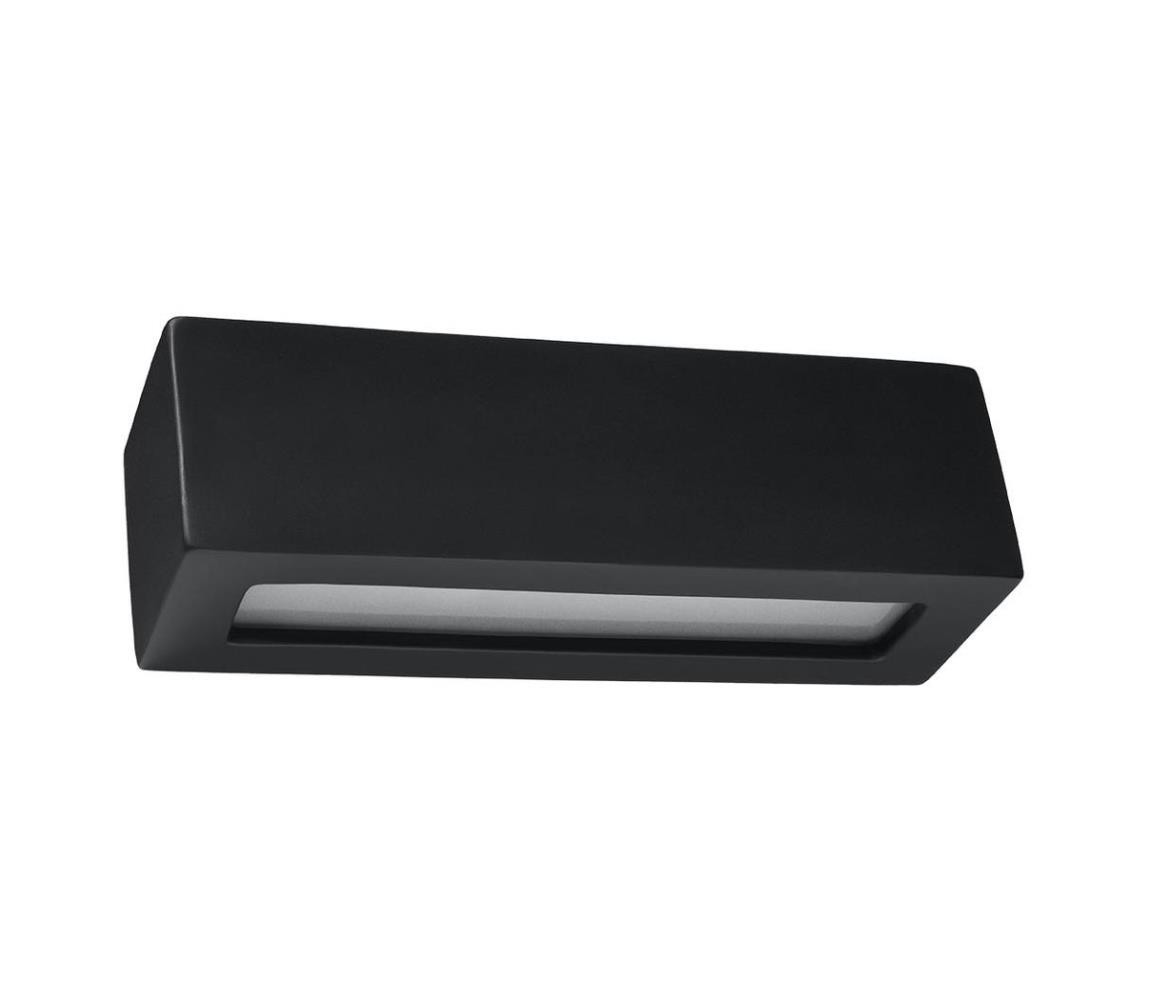 SL.0878 - Nástěnné svítidlo VEGA 1xE27/60W/230V černá