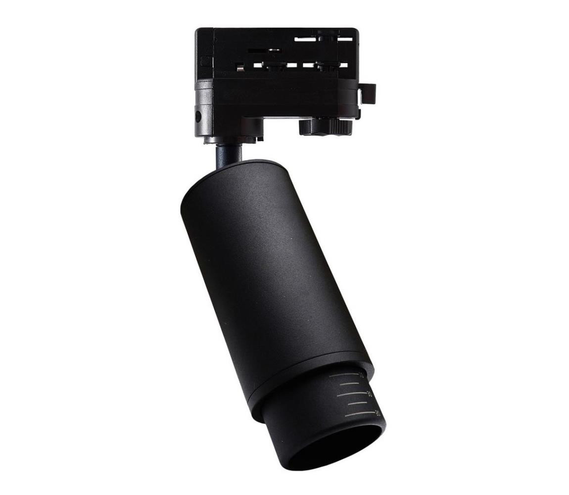 Bodové svítidlo do 3-fázového lištového systému MICA 1xGU10/25W/230V černá