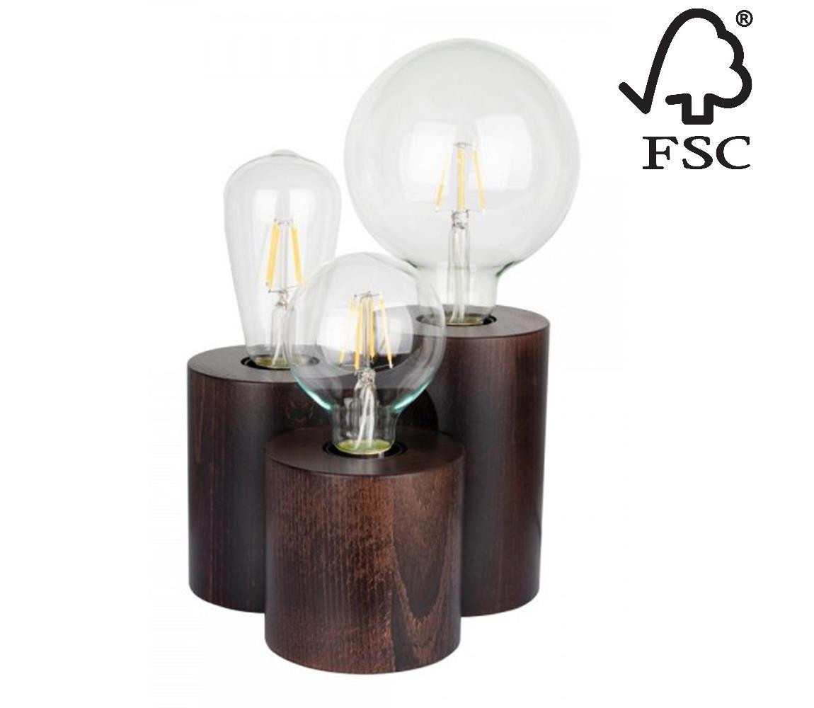 2266376 - Stolní lampa VINCENT 3xE27/15W/230V buk