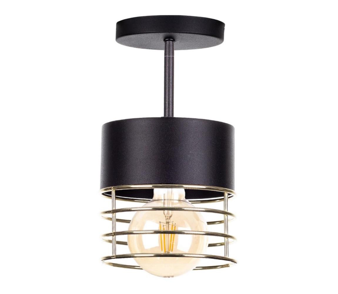 Keter Lighting Lustr na tyči ROY 1xE27/60W/230V černá