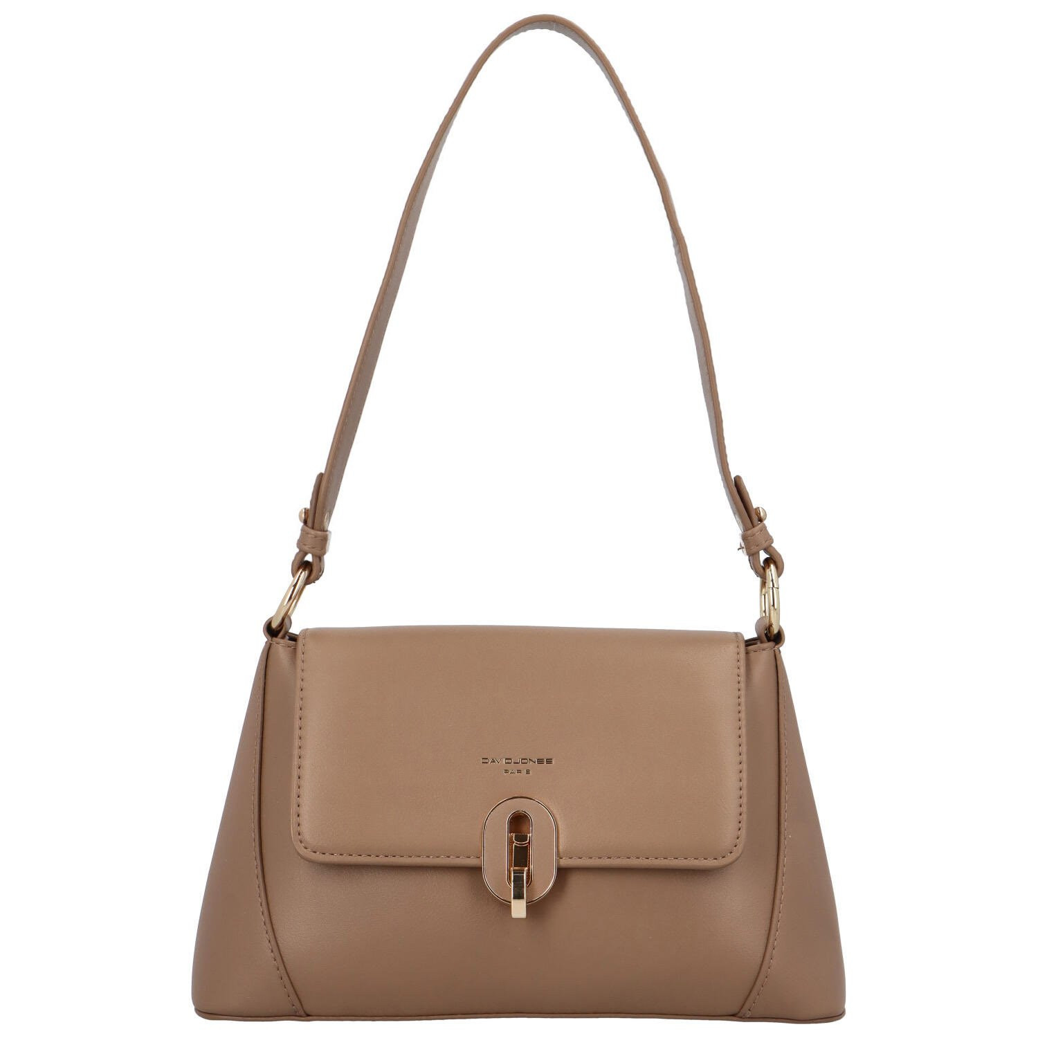 Dámská crossbody kabelka taupe - David Jones Felecia taupe