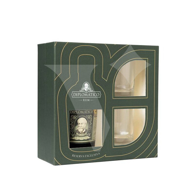 Diplomático Reserva Exlusiva 40% 0,7 l (dárkové balení)