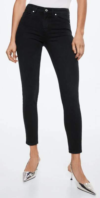 Černé push up džíny Mango