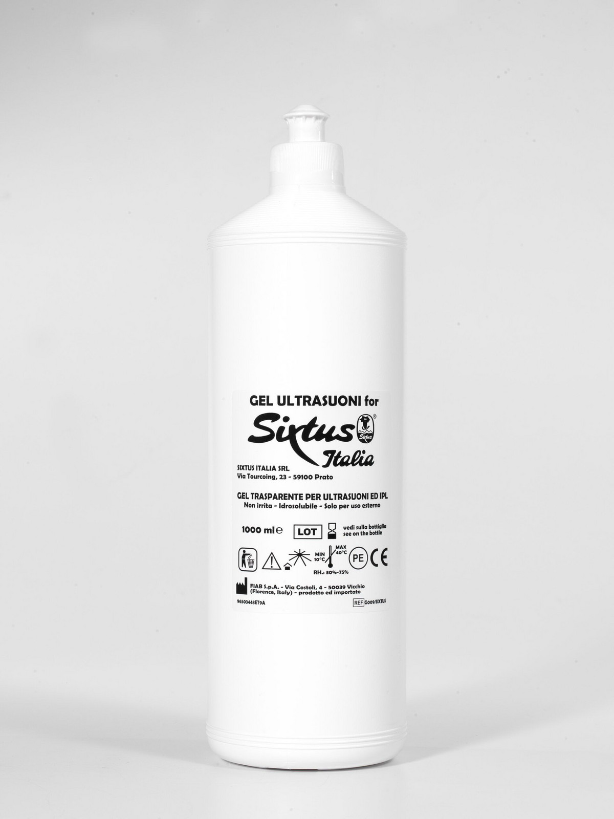 Sixtus Italia Gel pro ultrazvuk a IPL