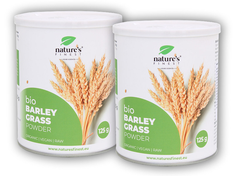 Nature's Finest 2x Barley Grass Powder BIO 125g