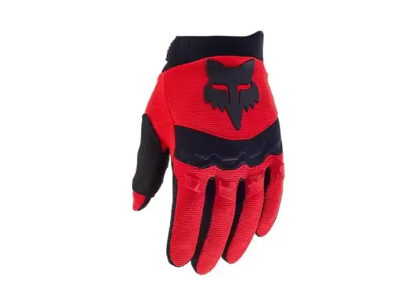 Fox Dirtpaw Youth dětské rukavice Fluorescent Red vel. YS