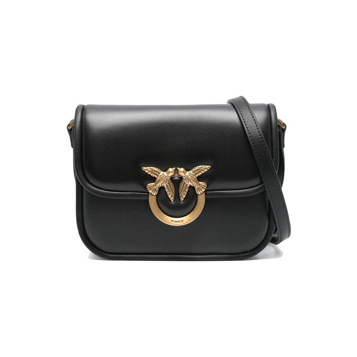 Pinko  LOVE BOX BAG FL M  Černá