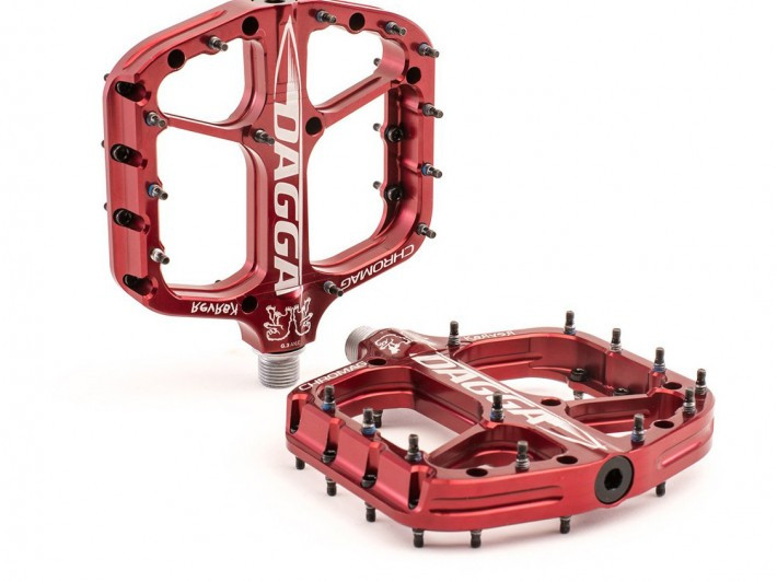 Pedály Chromag Dagga Barevná kombinace: Červené