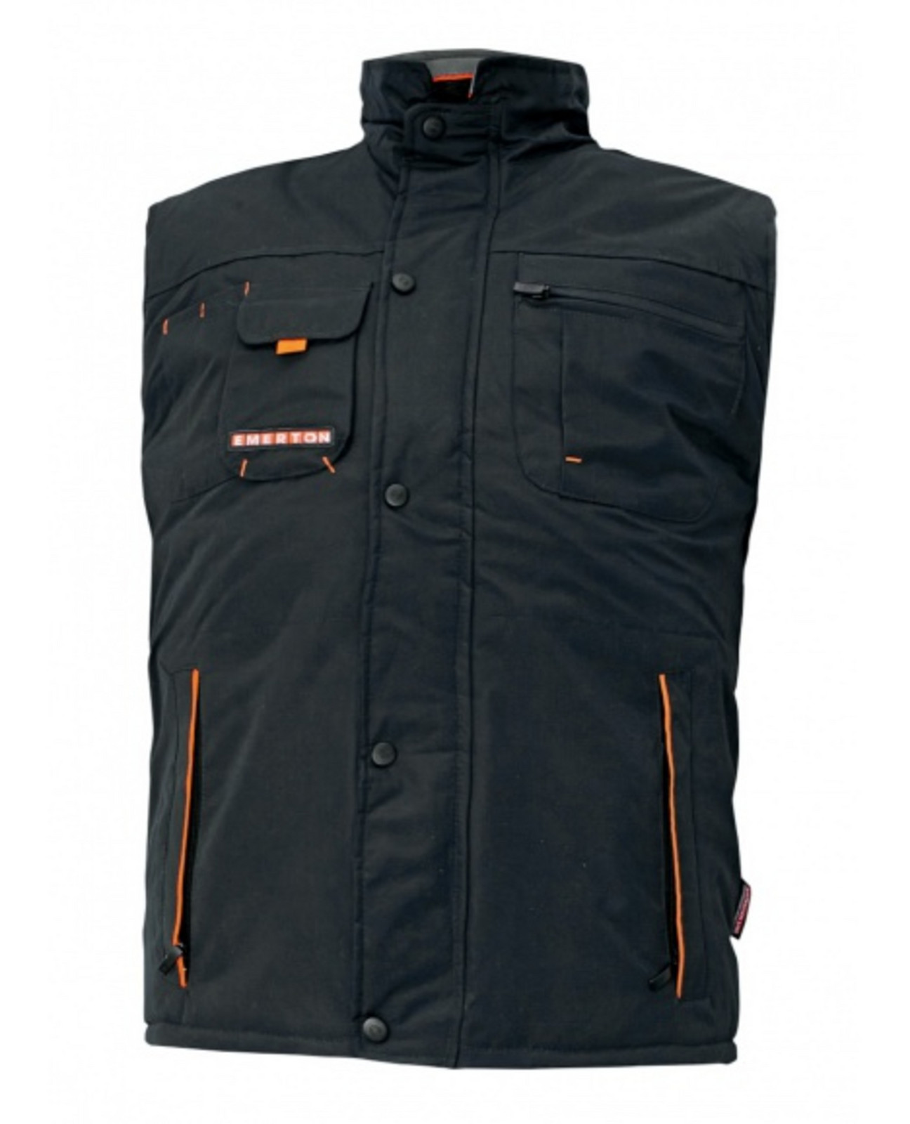 Cerva EMERTON Vesta nepromokavá zimní černá L 54-L