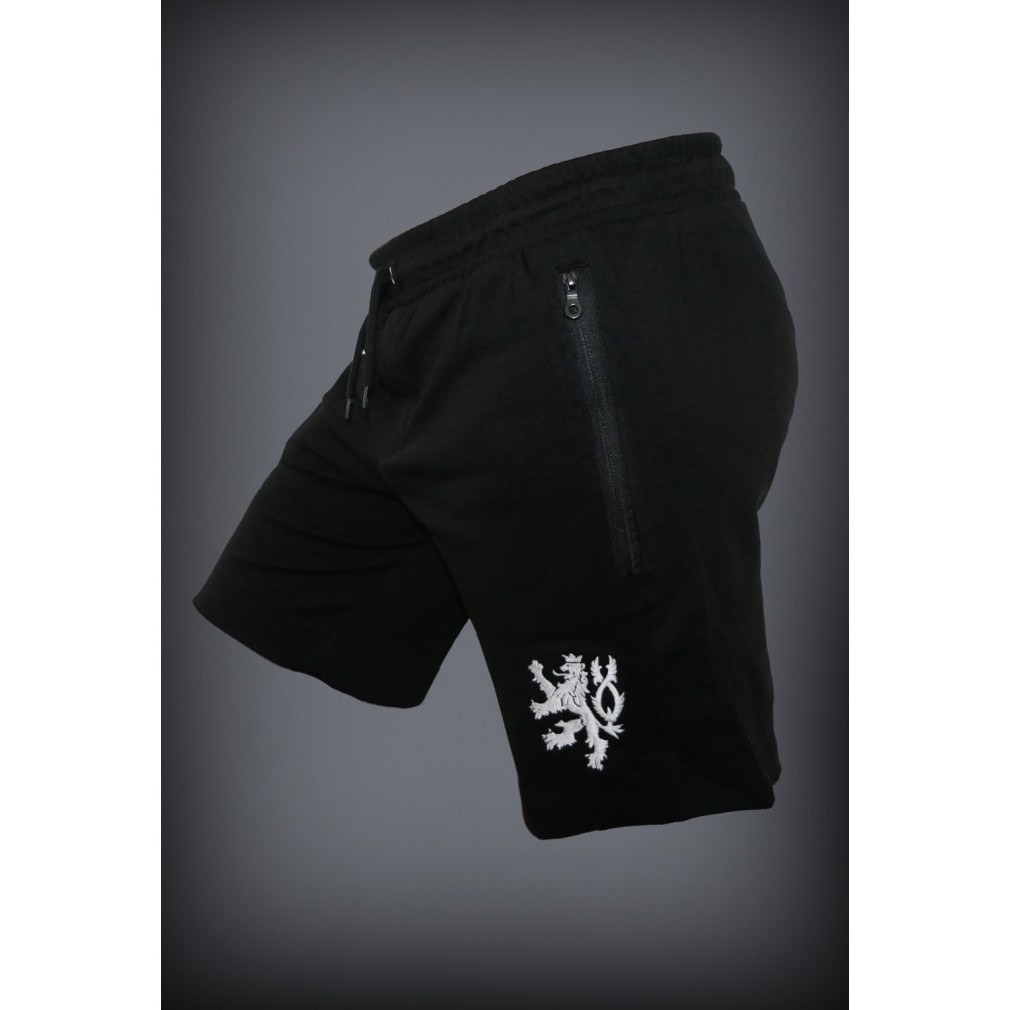 Kraťasy Česká krev Lev - černé, M