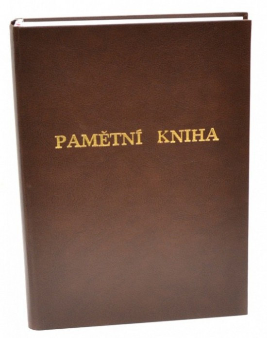 Hospa Pamětní kniha 200 listů - hnědá