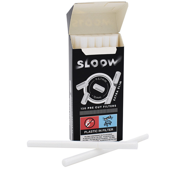 Filtr cigaretový Sloow Extra Slim Pre Cut 120ks