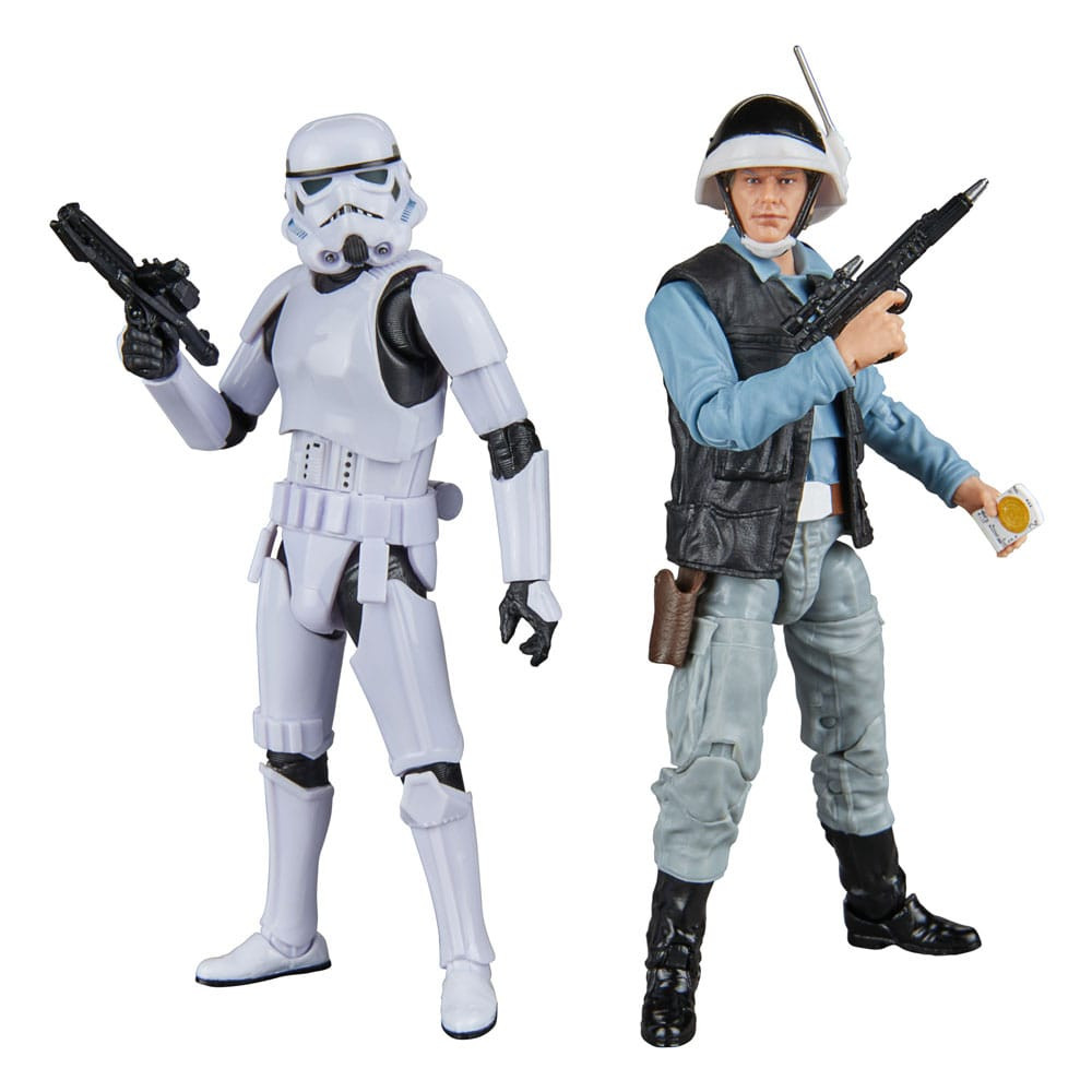 Hasbro | Star Wars Episode IV - sběratelské figurky Rebel Trooper & Stormtrooper (Black Series) 15 cm