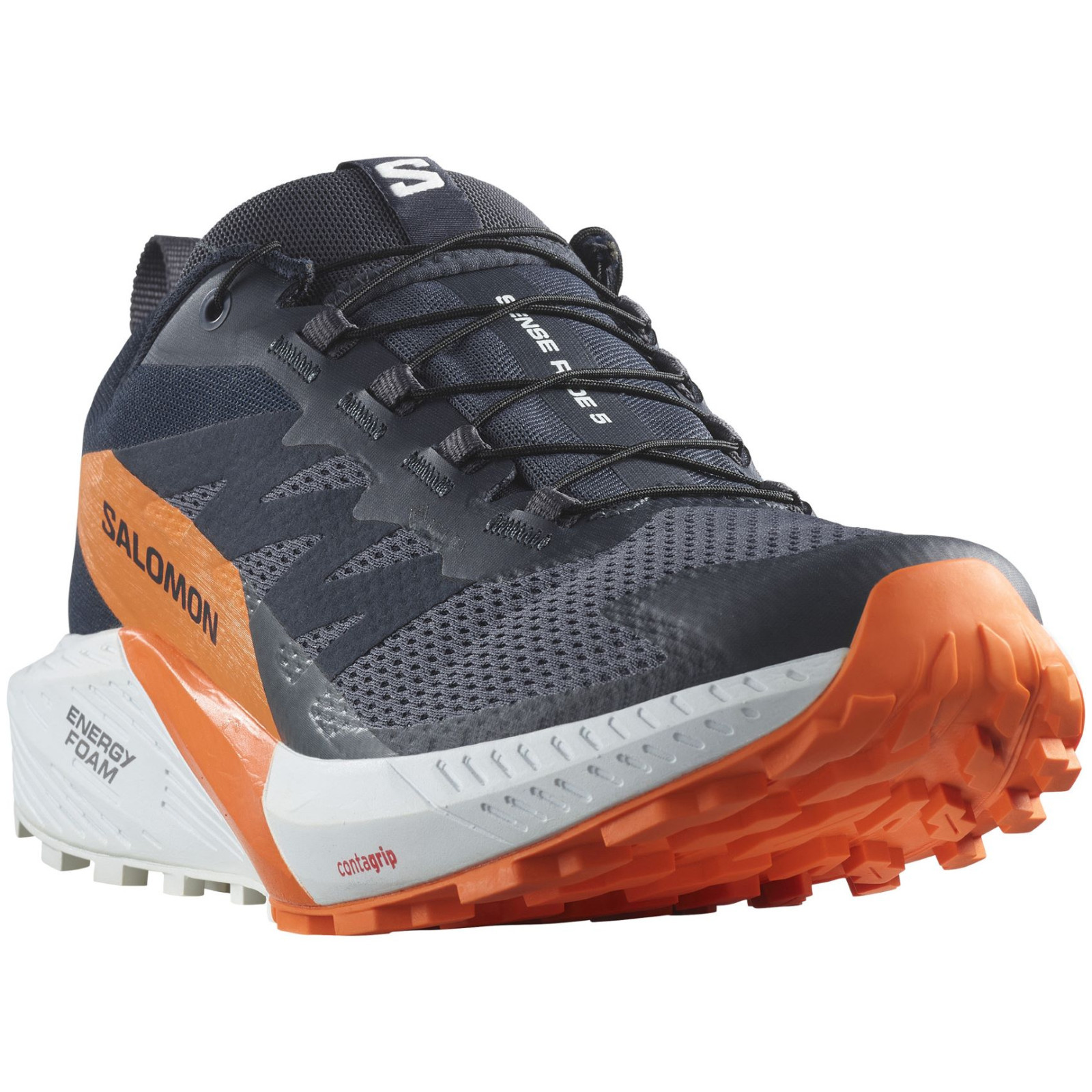 Pánské běžecké boty Salomon Sense Ride 5 Gore-Tex Velikost bot (EU): 43 1/3 / Barva: šedá/oranžová