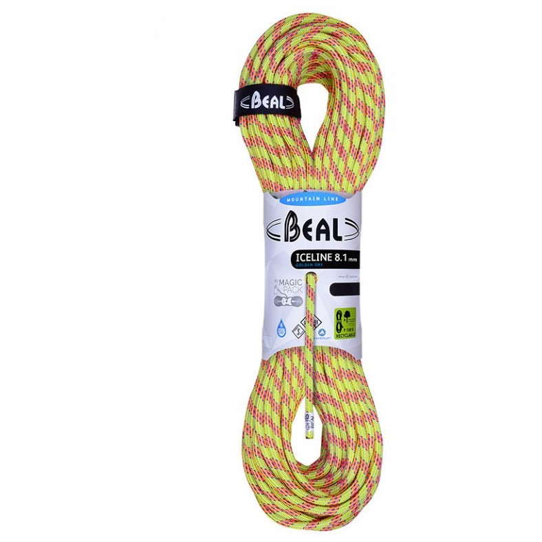 Lezecké lano Beal Ice Line 8,1 mm (60 m) Barva: zelená
