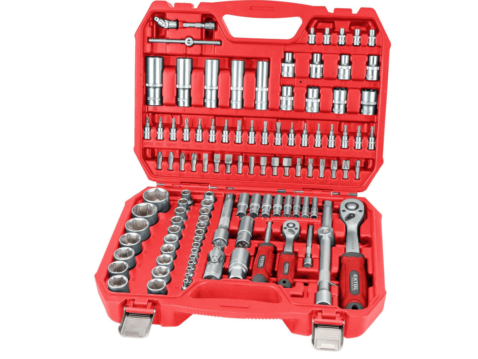 Sada nástrčných a zástrčných hlavic 1/4