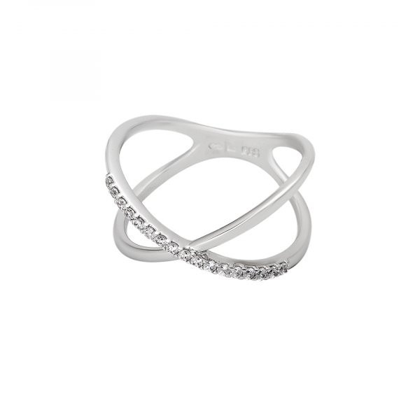 Prsten se syntetickými kameny 326-115-3338 51-2.60g