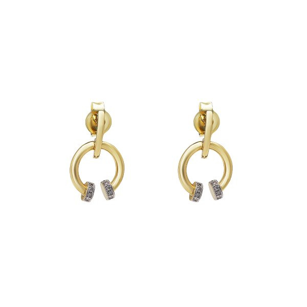 Náušnice s brilianty 234-374-737349 2.10g