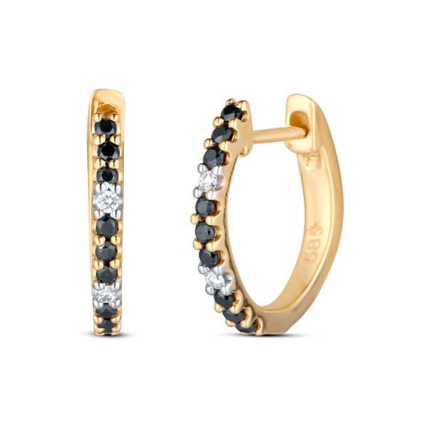 Náušnice s brilianty 234-429-05252A 1.55g