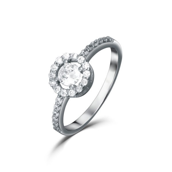 Prsten se syntetickými kameny 326-277-0247 51-1.85g