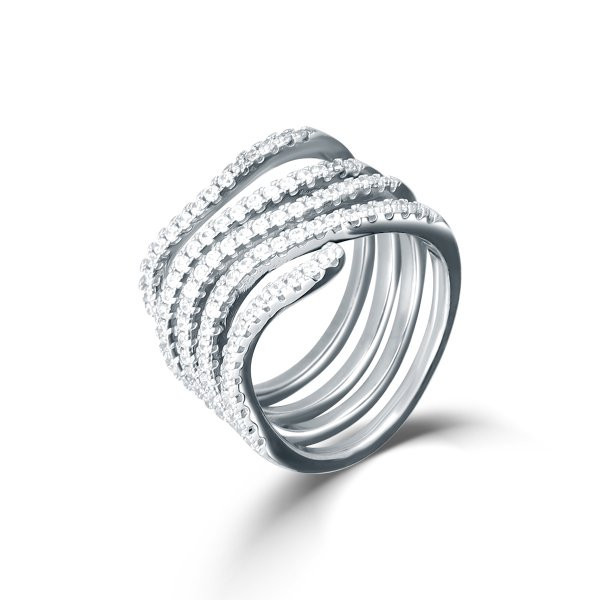 Prsten se syntetickými kameny 126-927-4711 52