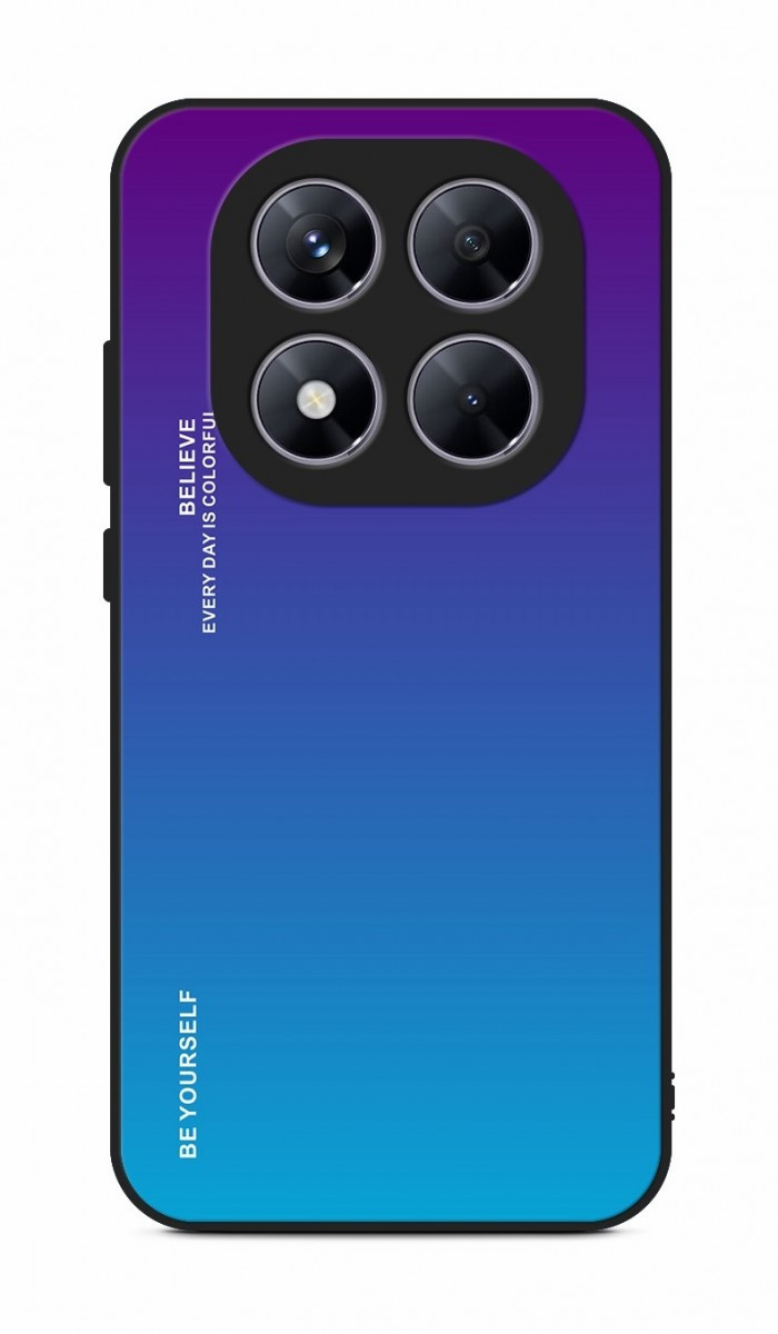 Kryt TopQ LUXURY Xiaomi Redmi Note 14 Pro+ 5G pevný duhový purpurový 137014