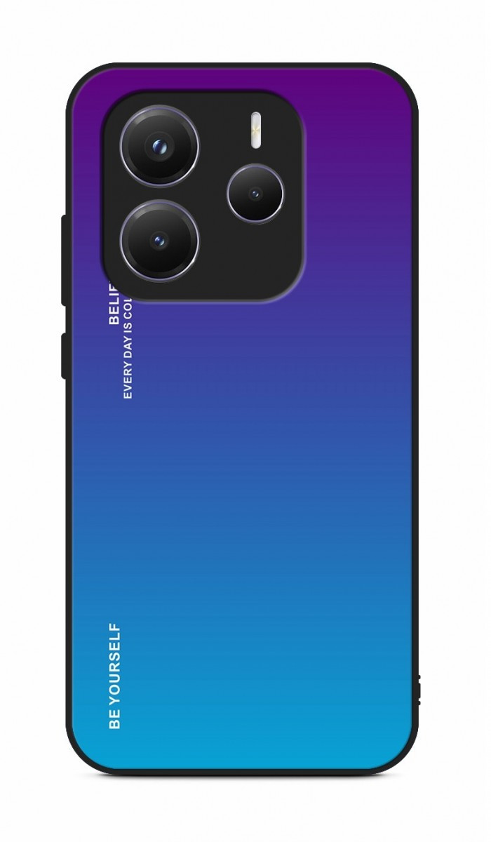 Kryt TopQ LUXURY Xiaomi Redmi Note 14 5G pevný duhový purpurový 136666