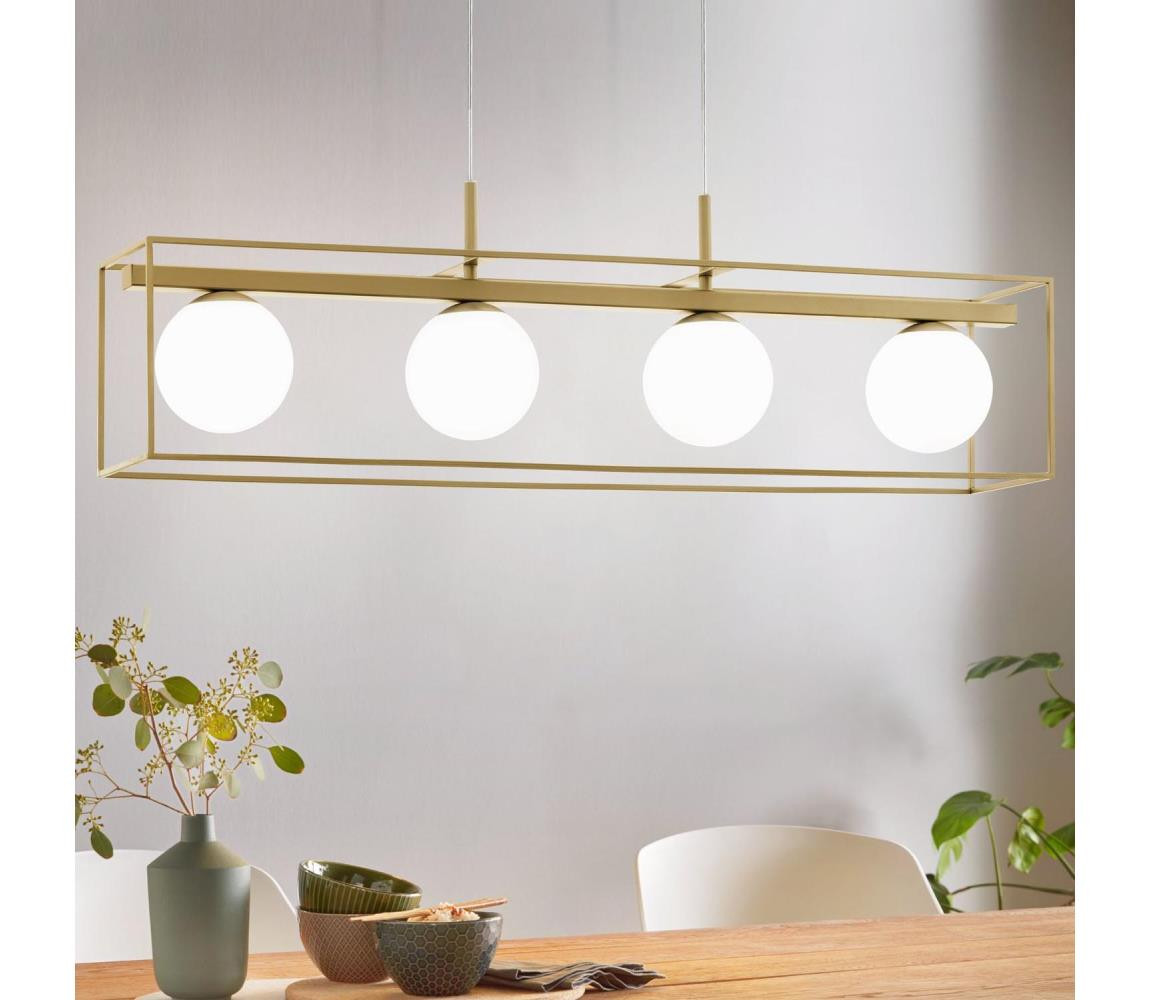 Eglo Eglo 97793 - Lustr na lanku VALLASPRA 4xE14/40W/230V