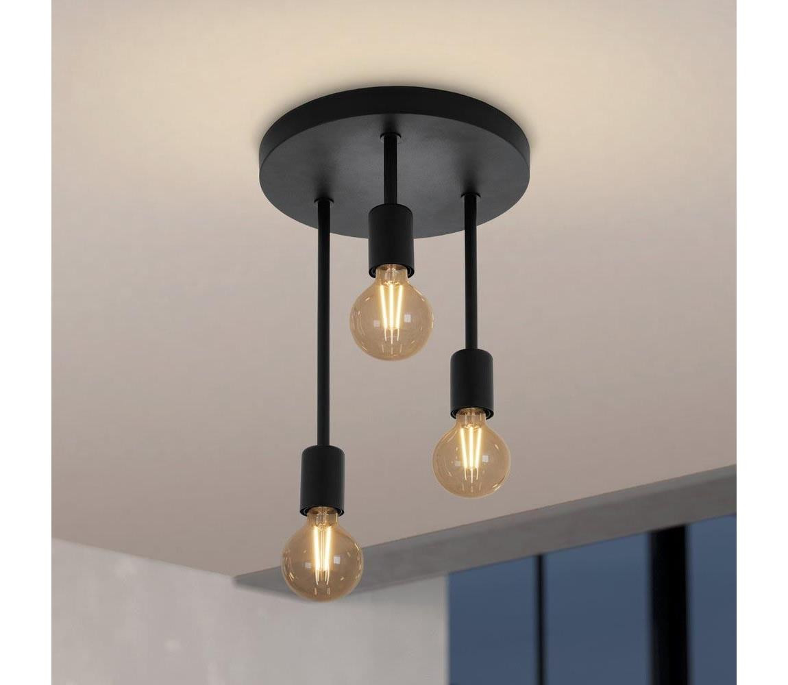 Eglo Eglo 43126 - Lustr na tyči WILMCOTE 3xE27/60W/230V