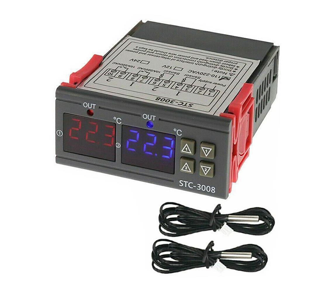 Digitální termostat duální 3W/230V