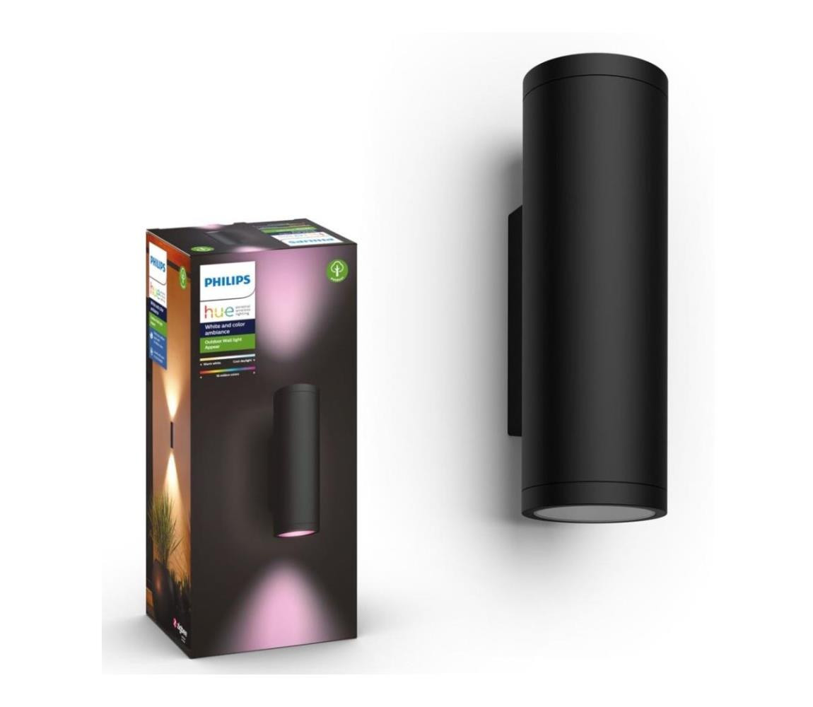 Philips Philips 17463/30/P7 - LED RGBW Venkovní svítidlo Hue APPEAR 2xLED/8W/230V IP44