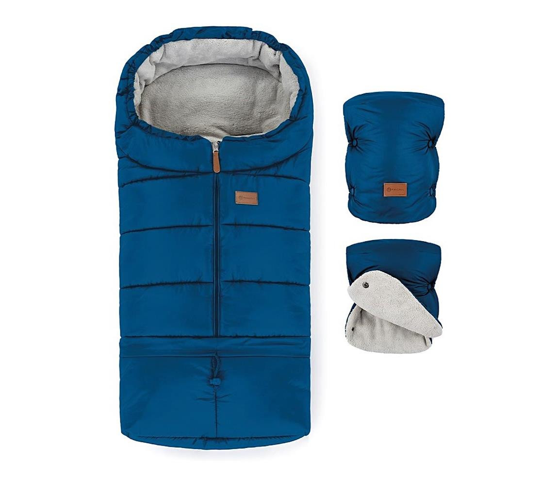 PETITE&MARS Set zimní Jibot 3v1 Jasie Ocean Blue