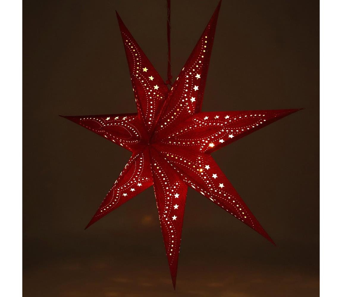 - LED Vánoční dekorace LED/3xAA červená