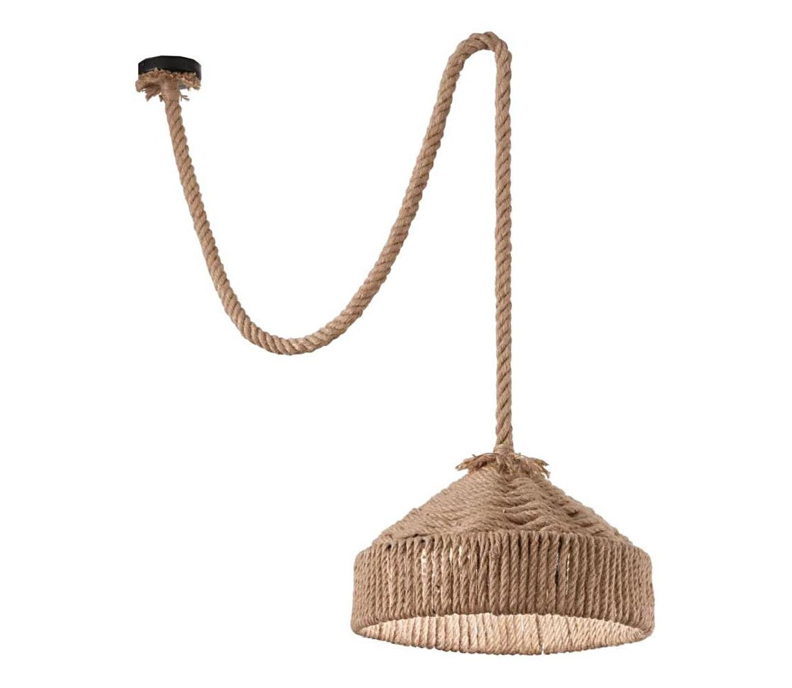 Ideal Lux Ideal Lux - Lustr na lanku CANAPA 1xE27/15W/230V pr. 41 cm hnědá