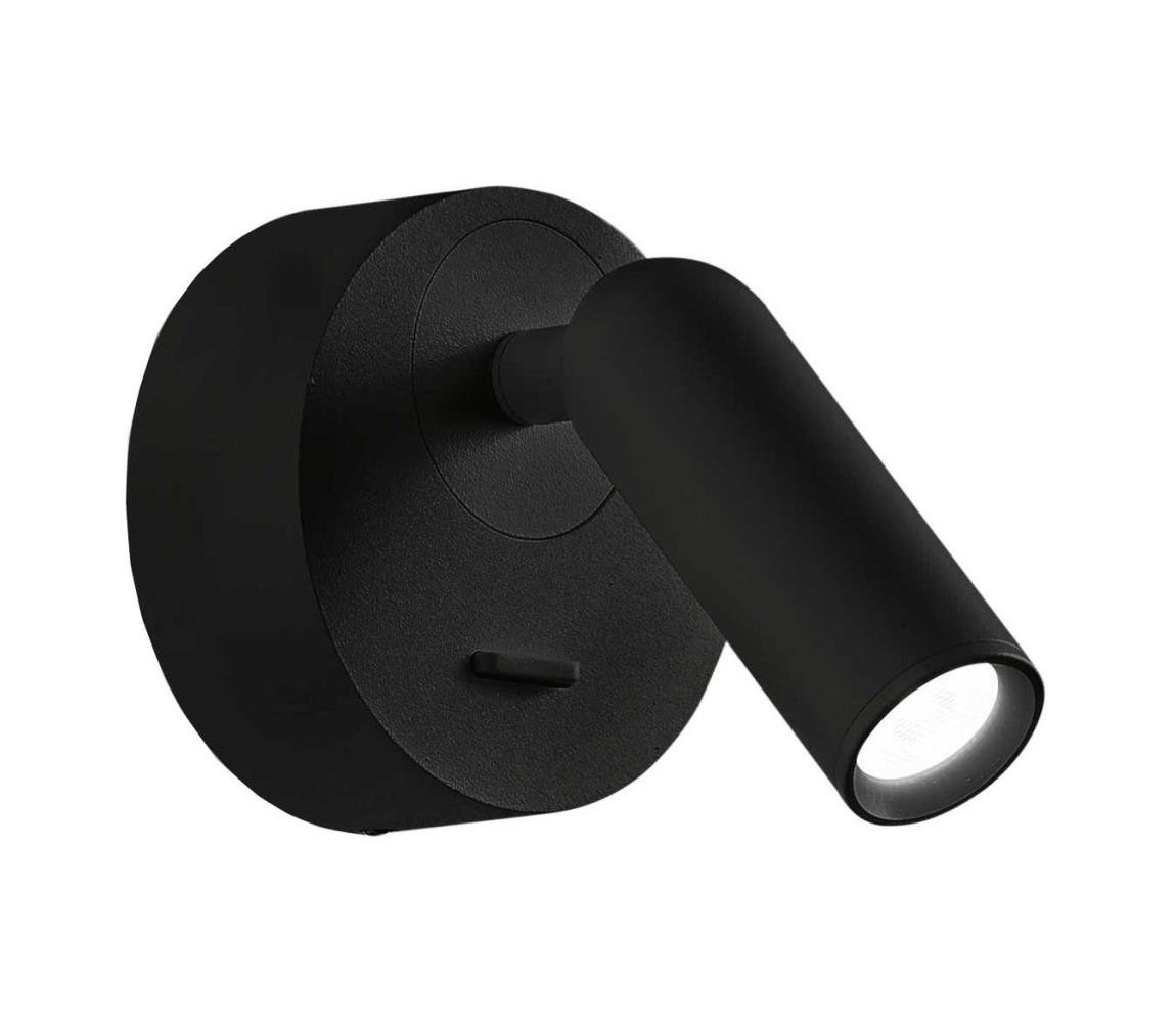 Ideal Lux Ideal Lux - LED Nástěnné bodové svítidlo BEAN LED/3W/230V CRI 90 černá