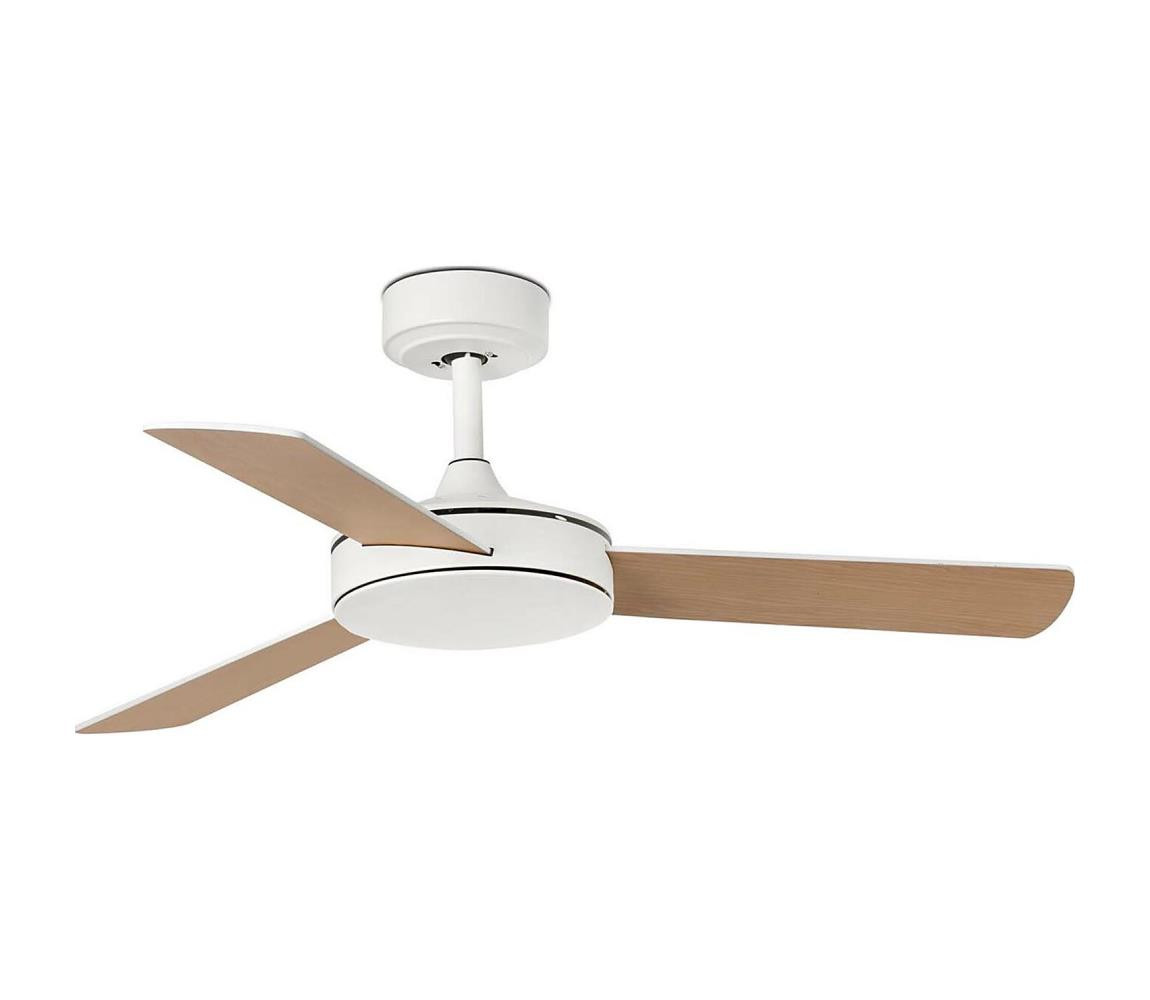 FARO Barcelona FARO 33603DCWT- Stropní látor MINI MALLORCA S hnědá/bílá pr. 106 cm WT + DO