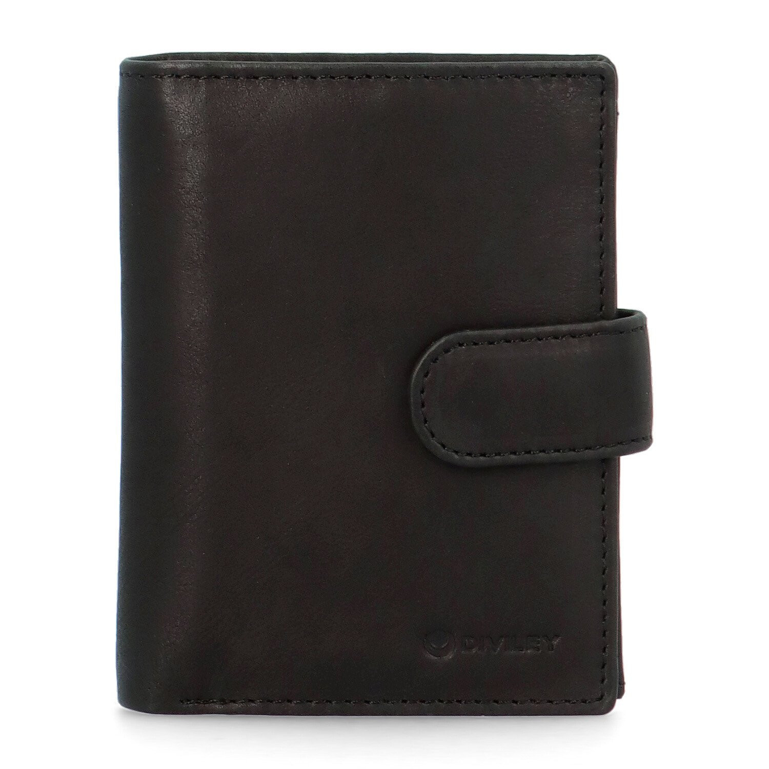 Pánská kožená peněženka černá - Diviley Achileas černá