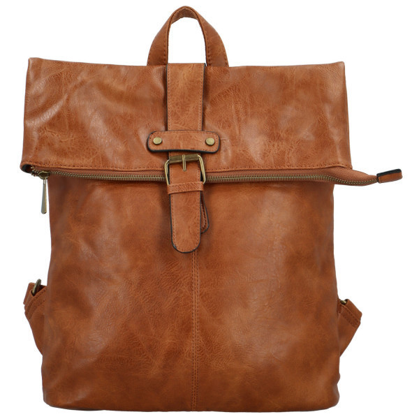 Batoh tmavě hnědý - Coveri Diego hnědá