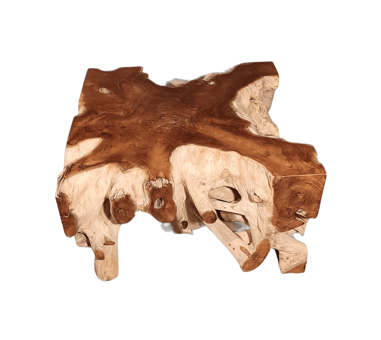 DEOKORK Teakový stolek BRANCH XIV