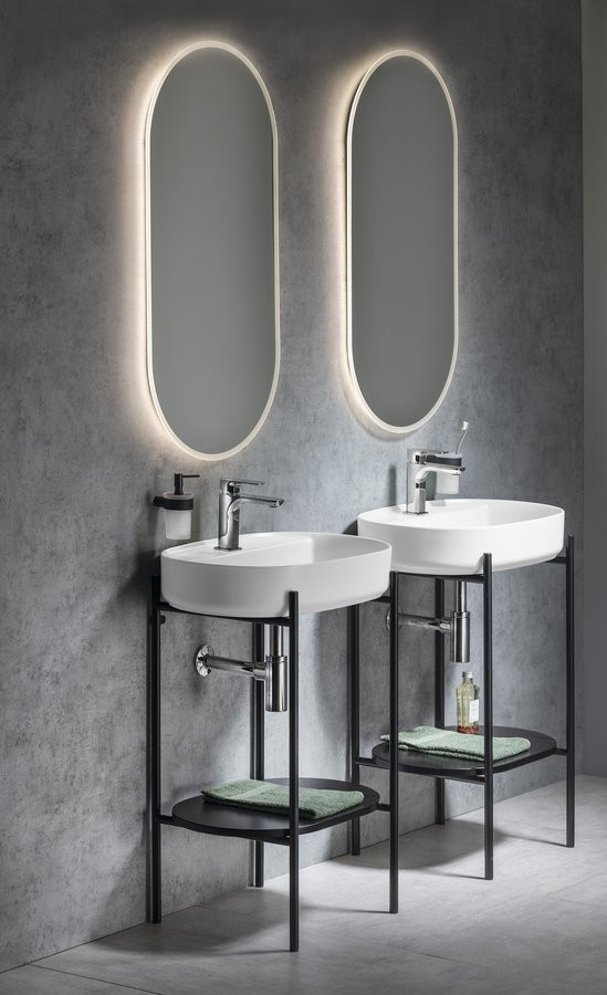 Sapho Koupelnový set PUNO 60, černá mat