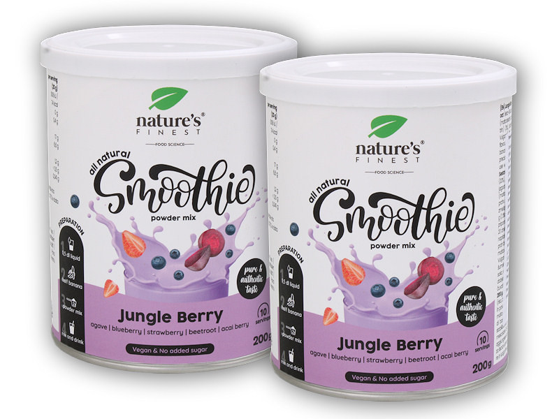 Nature's Finest 2x Smoothie jungle berry 200g