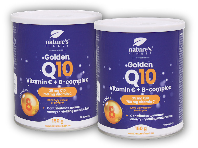 Nature's Finest 2x Golden Q10 + Vitamin C + B-Complex 150g