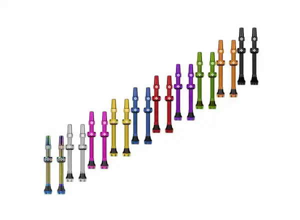 MUC-OFF sada bezdušových ventilků Tubeless Presta Valve KIT 44 mm